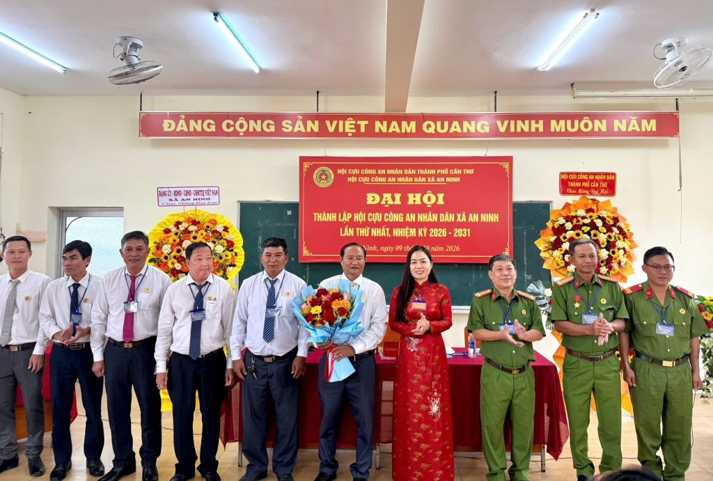 Cần Thơ: Thành lập Hội Cựu CAND xã An Ninh, nhiệm kỳ 2026 - 2031