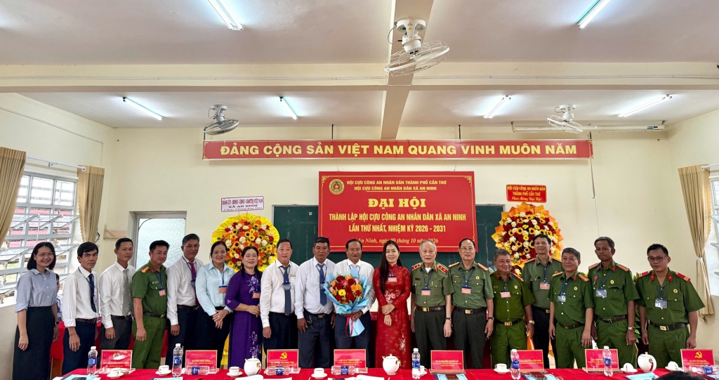 Cần Thơ: Thành lập Hội Cựu CAND xã An Ninh, nhiệm kỳ 2026 - 2031
