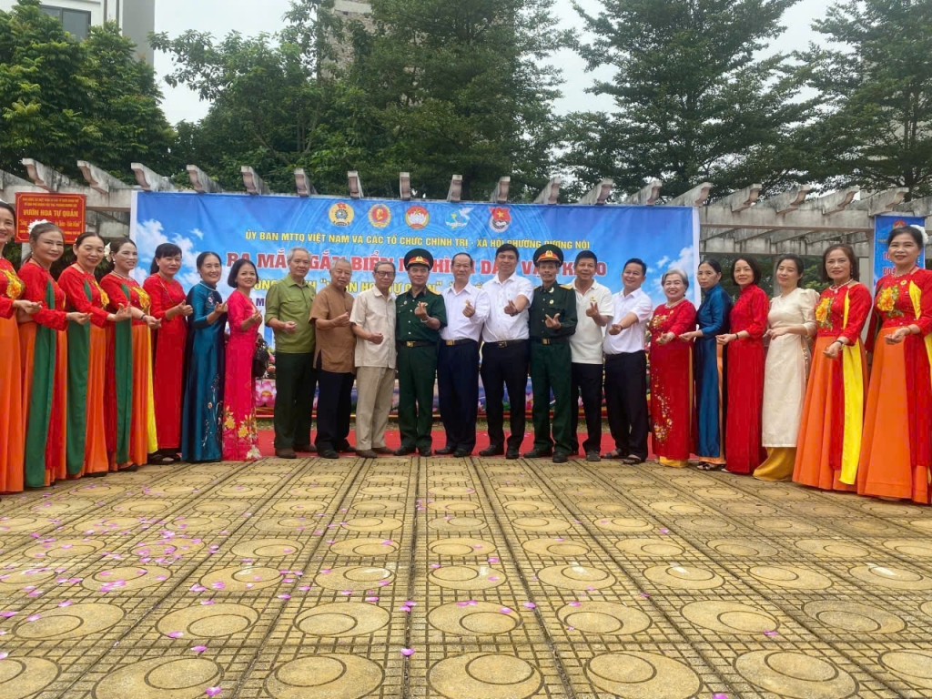 Hà Nội: Hội Cựu CAND phường Dương Nội tích cực nhân rộng các mô hình tự quản và Dân vận khéo