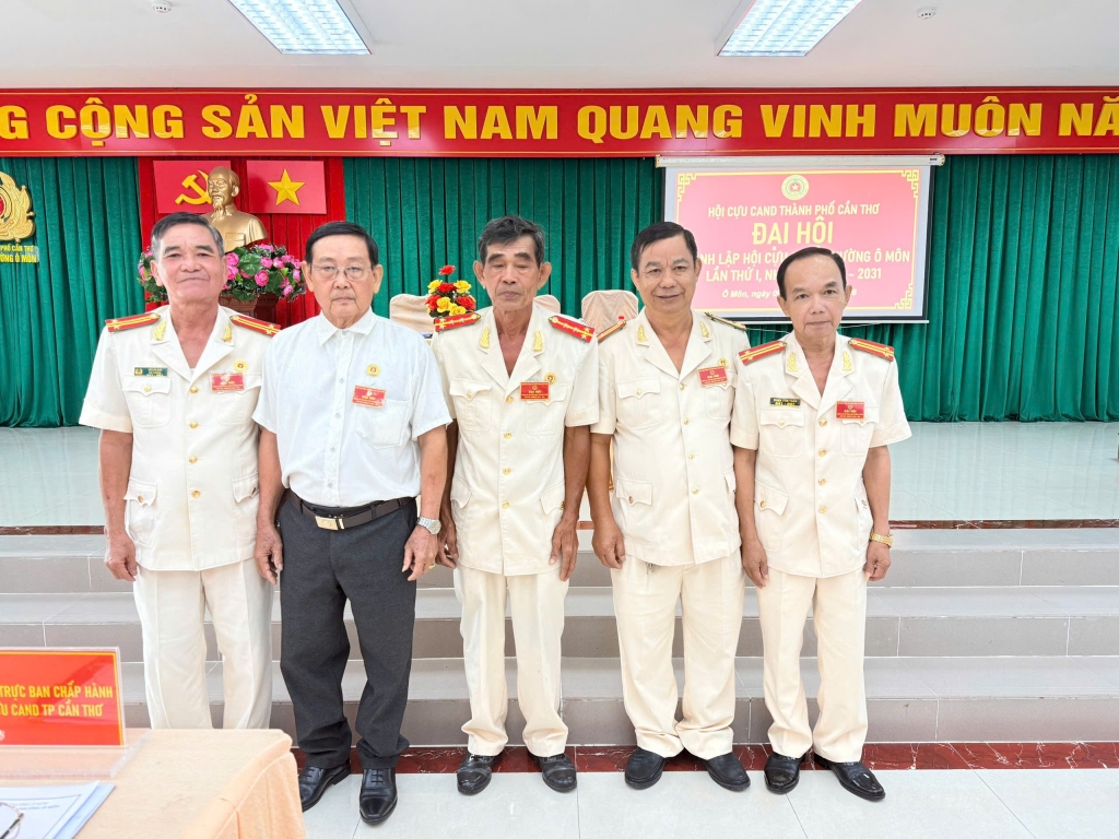 Cần Thơ: Thành lập Hội Cựu CAND phường Ô Môn, nhiệm kỳ 2026 - 2031