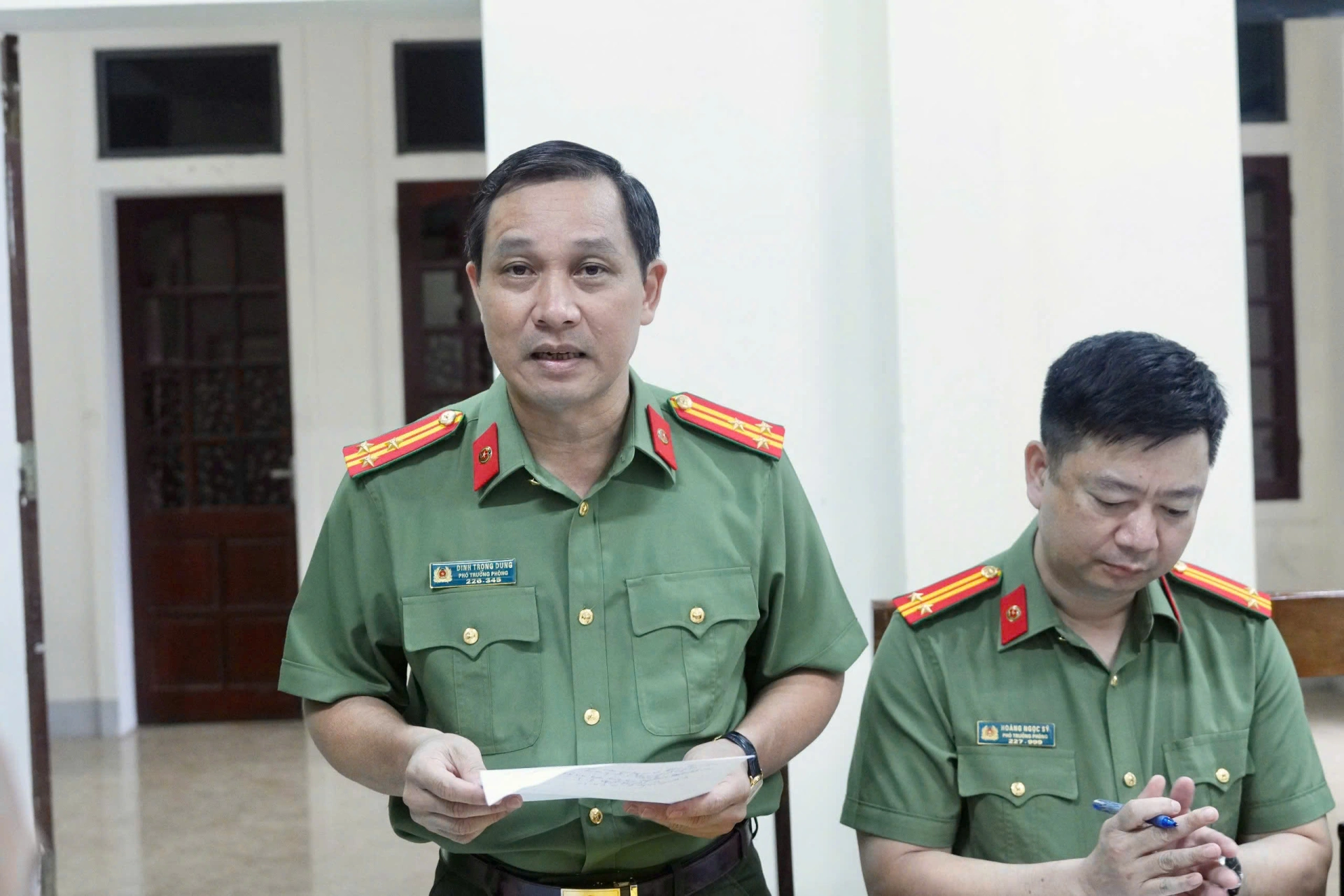 Nghệ An: Đại tá Phạm Hữu Trường, Phó Giám đốc Công an tỉnh làm việc với Hội Cựu CAND tỉnh