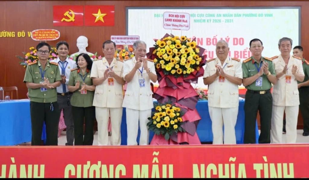 Khánh Hòa: Thành lập Hội Cựu CAND phường Đô Vinh, nhiệm kỳ 2026 - 2031