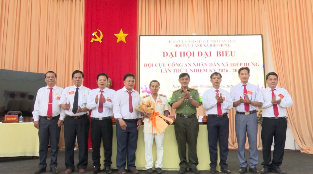 Cần Thơ: Thành lập Hội Cựu CAND xã Hiệp Hưng, nhiệm kỳ 2026 - 2031