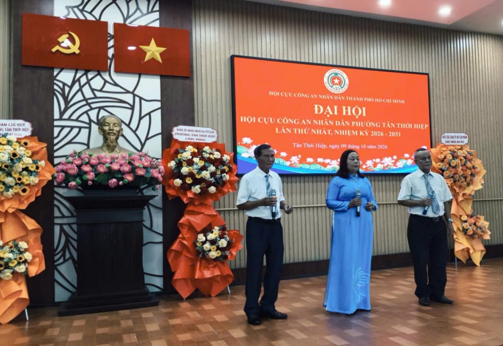 TP.HCM: Thành lập Hội Cựu CAND phường Tân Thới Hiệp, nhiệm kỳ 2026 - 2031