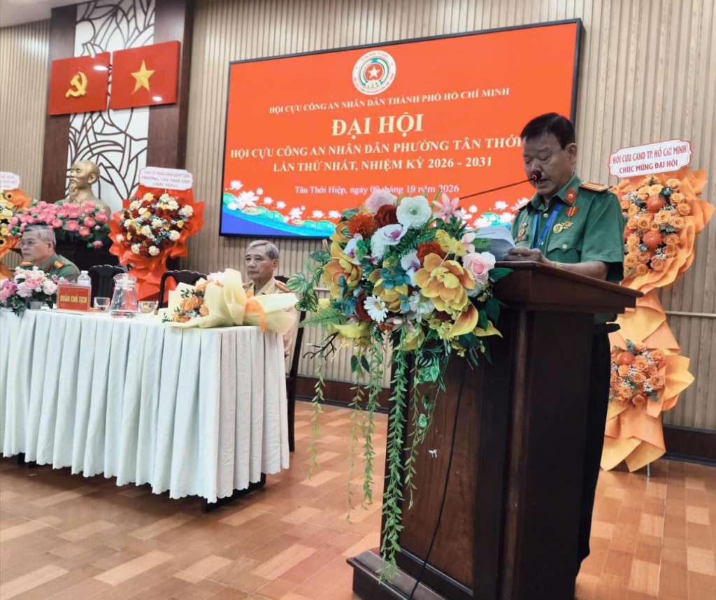 TP.HCM: Thành lập Hội Cựu CAND phường Tân Thới Hiệp, nhiệm kỳ 2026 - 2031