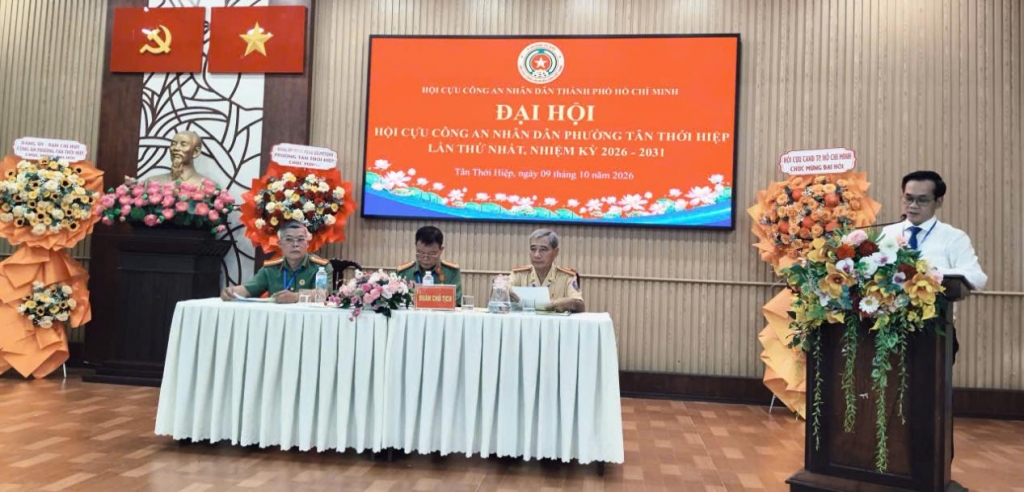 TP.HCM: Thành lập Hội Cựu CAND phường Tân Thới Hiệp, nhiệm kỳ 2026 - 2031