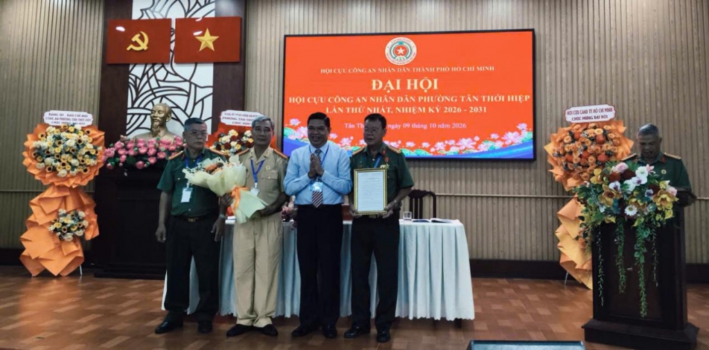 TP.HCM: Thành lập Hội Cựu CAND phường Tân Thới Hiệp, nhiệm kỳ 2026 - 2031