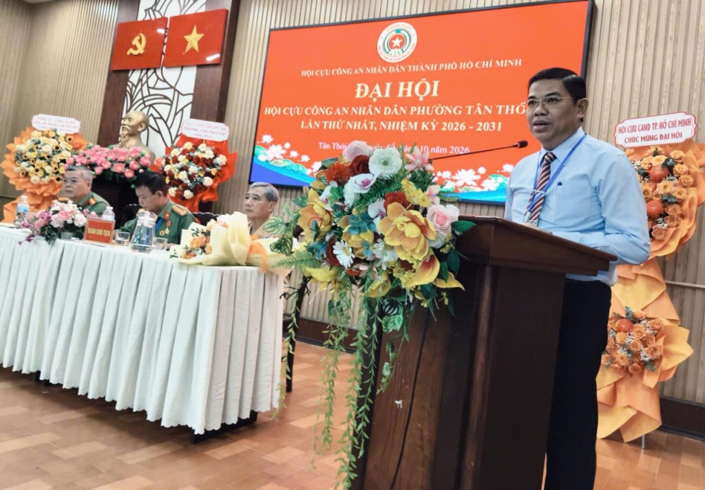 TP.HCM: Thành lập Hội Cựu CAND phường Tân Thới Hiệp, nhiệm kỳ 2026 - 2031