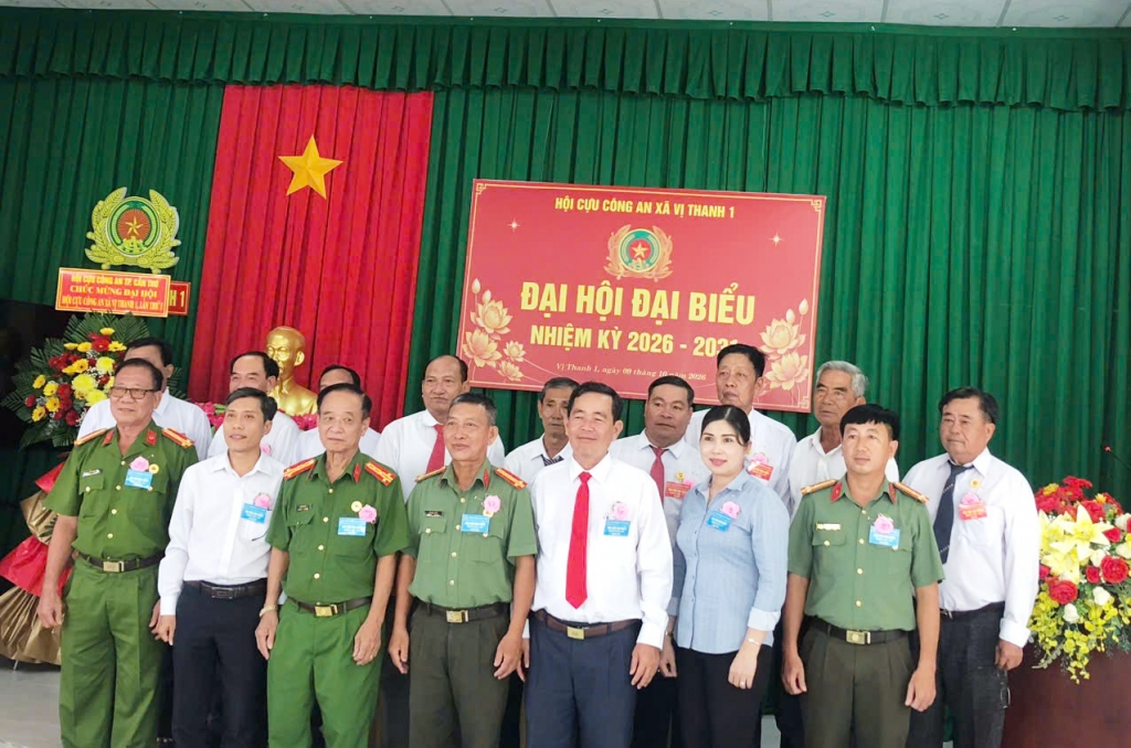 Cần Thơ: Thành lập Hội Cựu CAND phường Vị Thanh 1, nhiệm kỳ 2026 - 2031