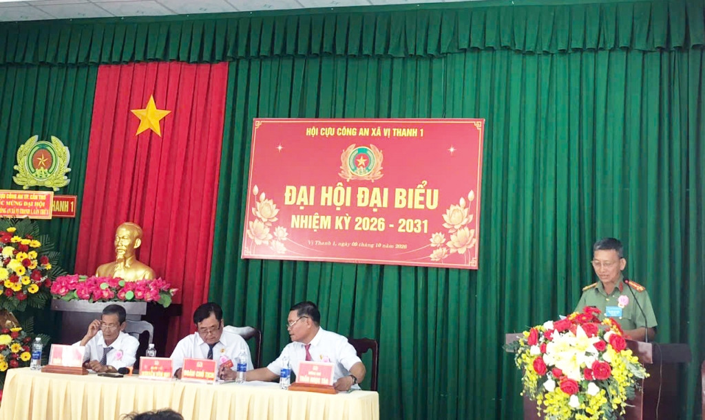 Cần Thơ: Thành lập Hội Cựu CAND phường Vị Thanh 1, nhiệm kỳ 2026 - 2031