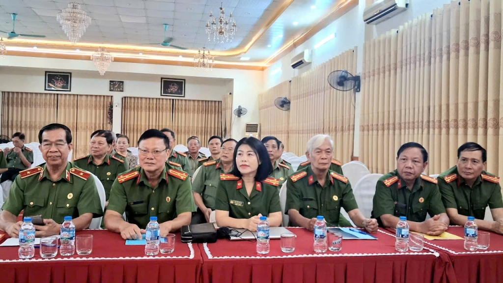 Hội Cựu CAND tỉnh Ninh Bình tập huấn công tác nắm tình hình địa bàn