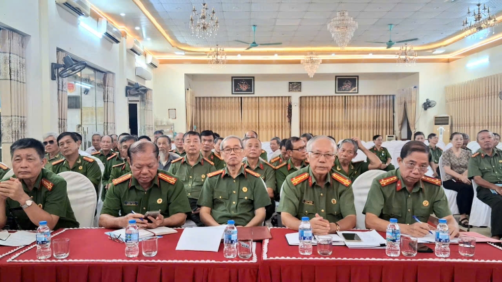 Hội Cựu CAND tỉnh Ninh Bình tập huấn công tác nắm tình hình địa bàn