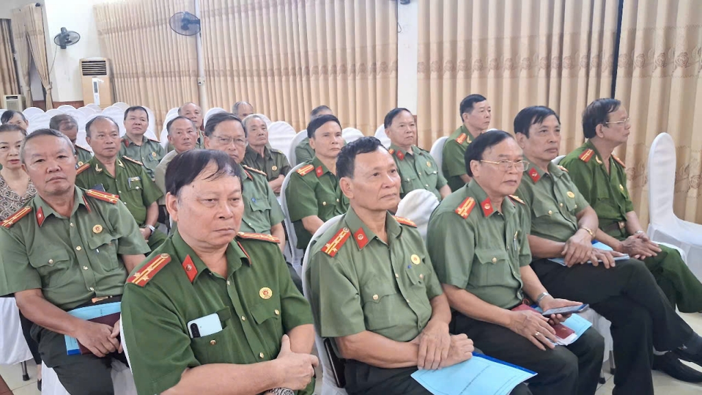 Hội Cựu CAND tỉnh Ninh Bình tập huấn công tác nắm tình hình địa bàn