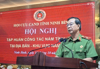 Hội Cựu CAND tỉnh Ninh Bình tập huấn công tác nắm tình hình địa bàn