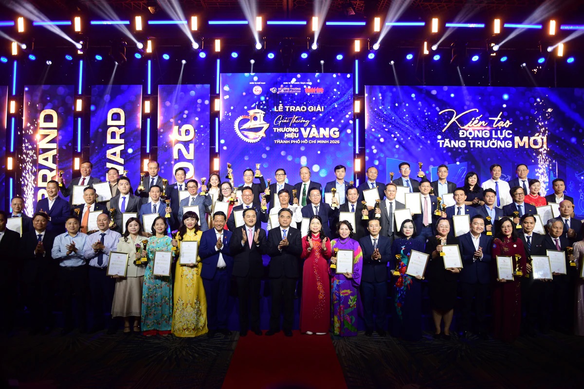 Phytopharma được vinh danh tại Giải thưởng Thương hiệu Vàng TP.HCM năm 2026