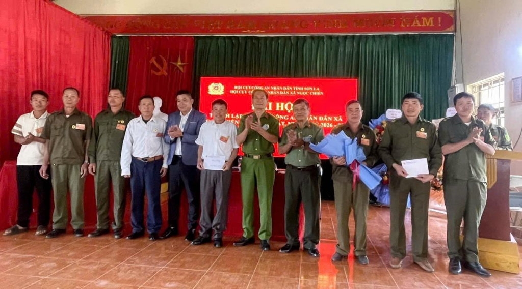 Sơn La: Thành lập Hội Cựu CAND xã Ngọc Chiến, nhiệm kỳ 2026 - 2031
