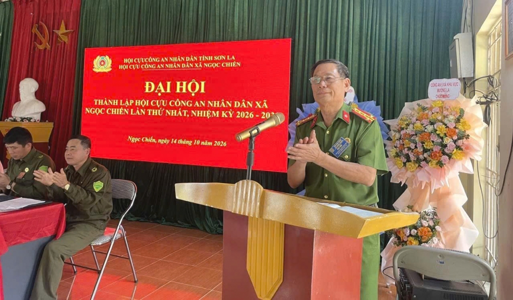 Sơn La: Thành lập Hội Cựu CAND xã Ngọc Chiến, nhiệm kỳ 2026 - 2031