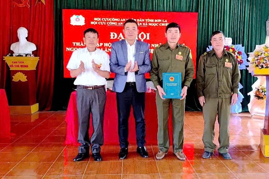 Sơn La: Thành lập Hội Cựu CAND xã Ngọc Chiến, nhiệm kỳ 2026 - 2031