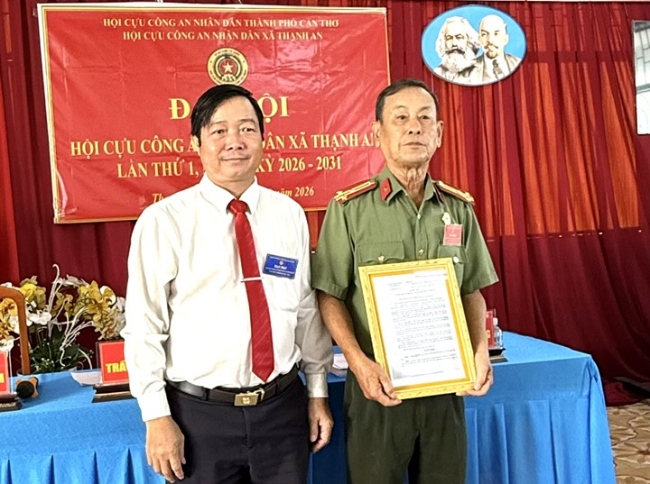 Cần Thơ: Thành lập Hội Cựu CAND xã Thạnh An, nhiệm kỳ 2026 - 2031