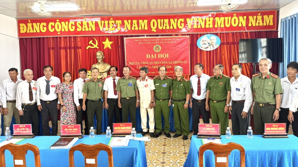 Cần Thơ: Thành lập Hội Cựu CAND xã Thạnh An, nhiệm kỳ 2026 - 2031