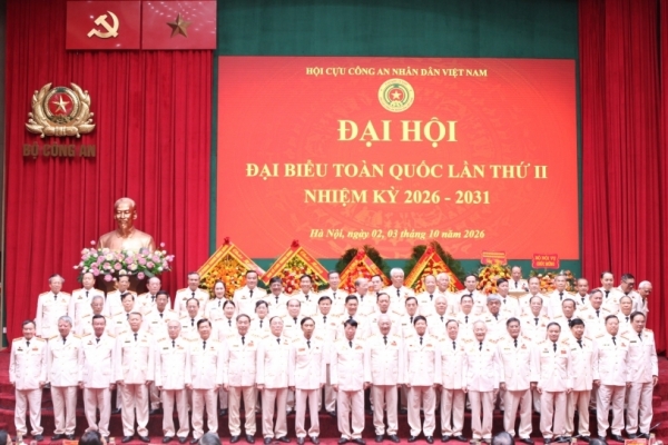 Ban Chấp hành và Ban Kiểm tra Hội Cựu CAND Việt Nam, nhiệm kỳ 2026 - 2031
