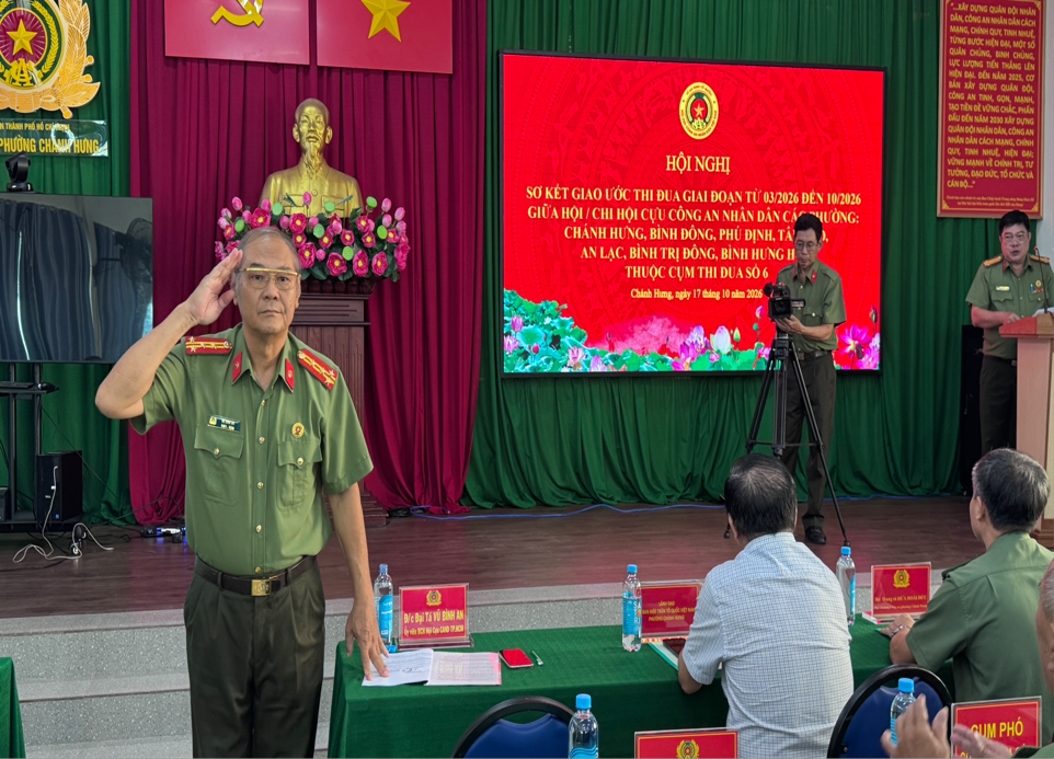 Cụm thi đua số 6 Hội Cựu CAND TP.HCM: Phát huy trách nhiệm từ cơ sở