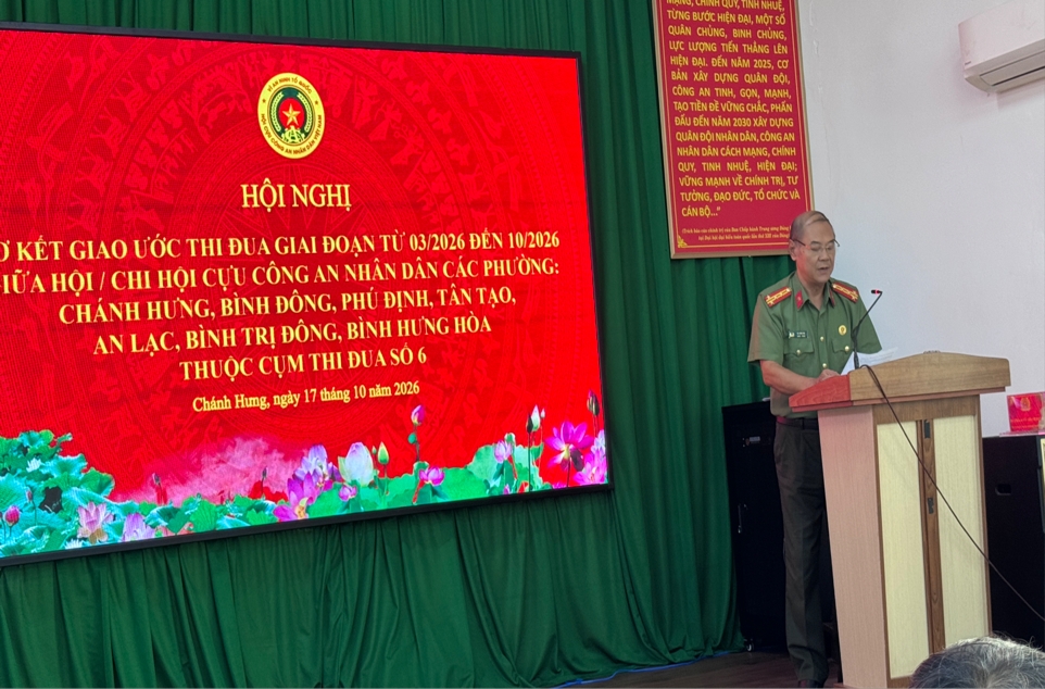 Cụm thi đua số 6 Hội Cựu CAND TP.HCM: Phát huy trách nhiệm từ cơ sở