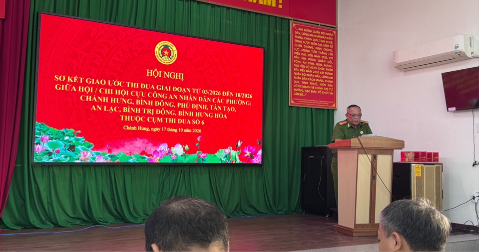 Cụm thi đua số 6 Hội Cựu CAND TP.HCM: Phát huy trách nhiệm từ cơ sở