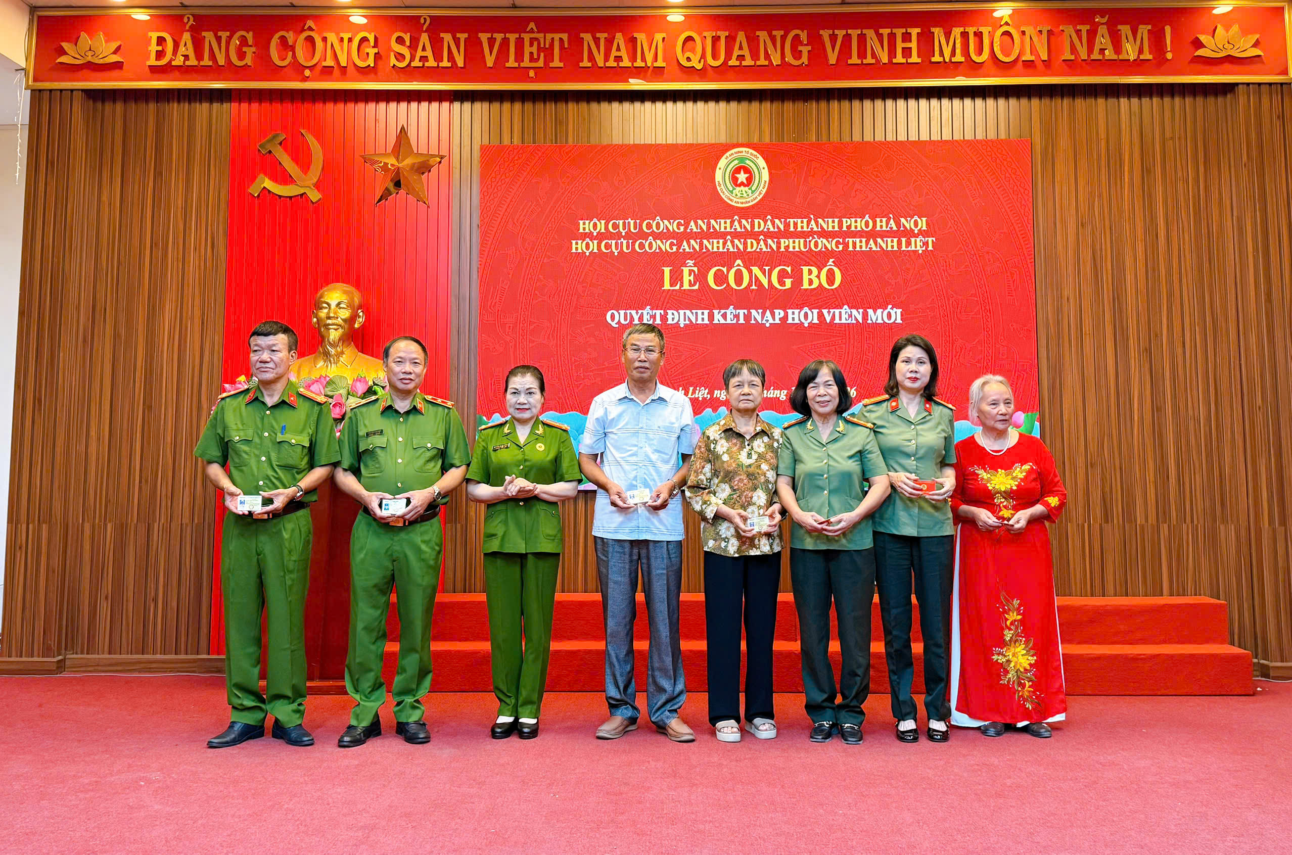 Hội Cựu CAND phường Thanh Liệt thành lập các Chi hội trực thuộc
