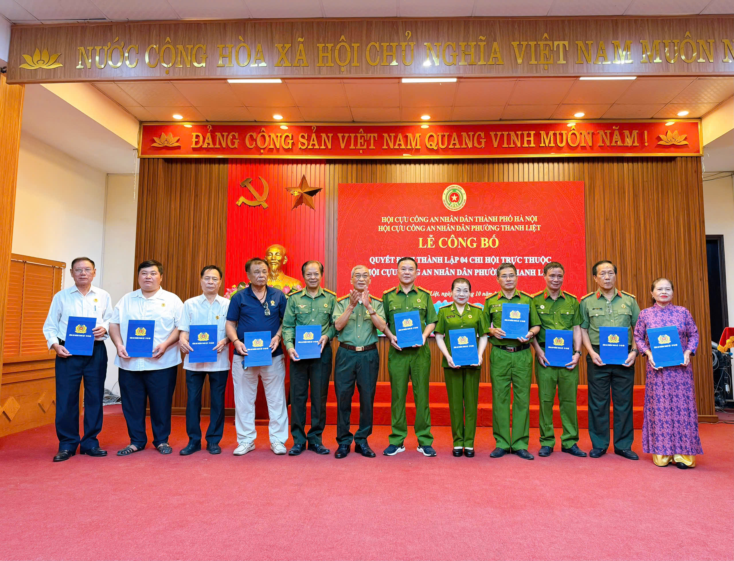 Hội Cựu CAND phường Thanh Liệt thành lập các Chi hội trực thuộc
