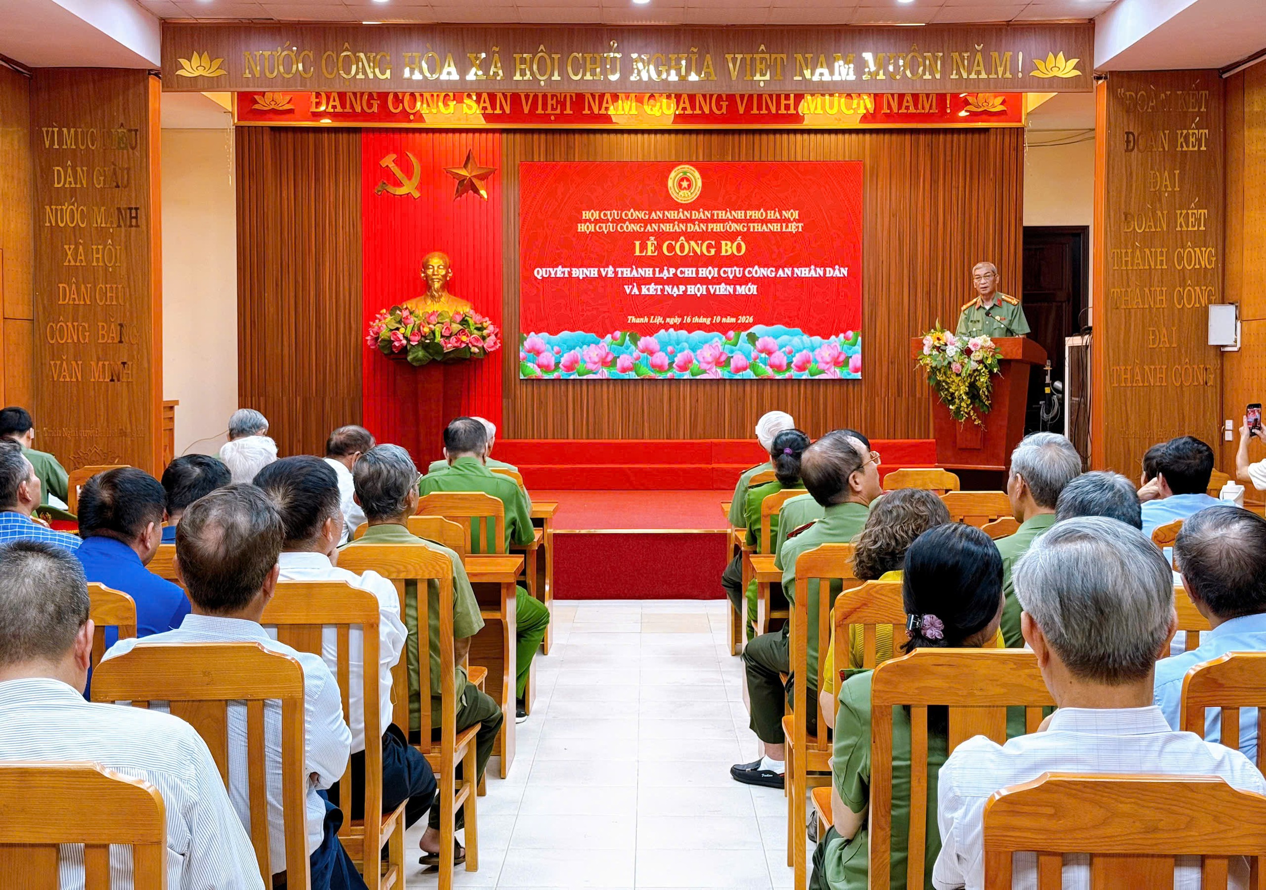 Hội Cựu CAND phường Thanh Liệt thành lập các Chi hội trực thuộc