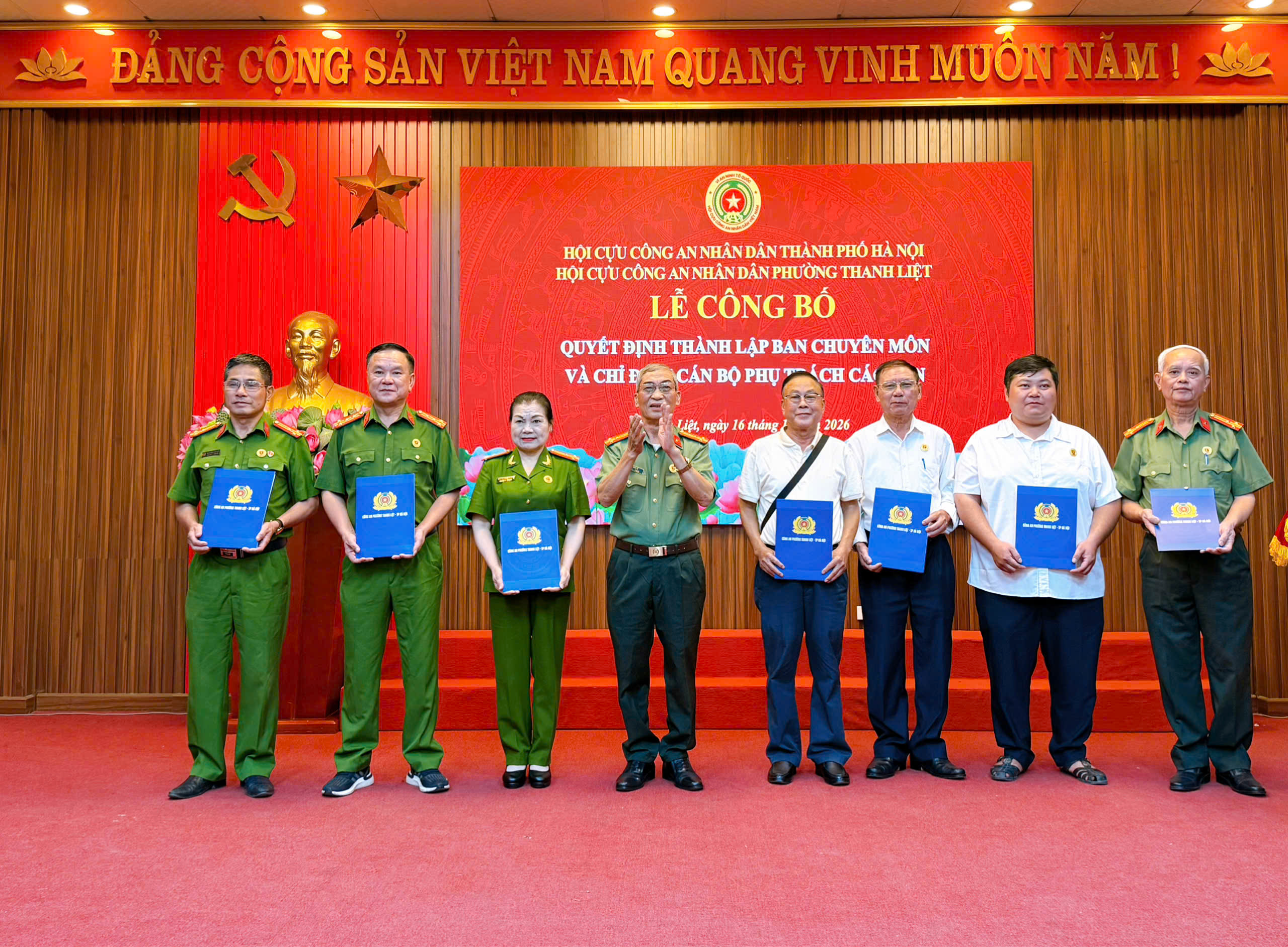 Hội Cựu CAND phường Thanh Liệt thành lập các Chi hội trực thuộc