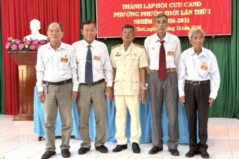 Cần Thơ: Thành lập Hội Cựu CAND phường Phước Thới, nhiệm kỳ 2026 - 2031