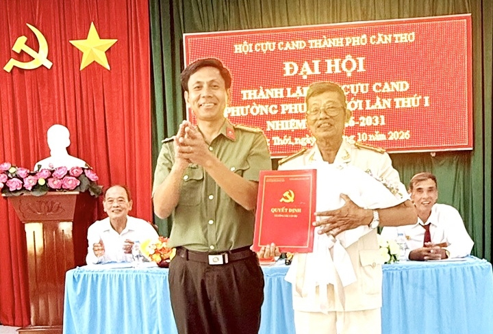 Cần Thơ: Thành lập Hội Cựu CAND phường Phước Thới, nhiệm kỳ 2026 - 2031