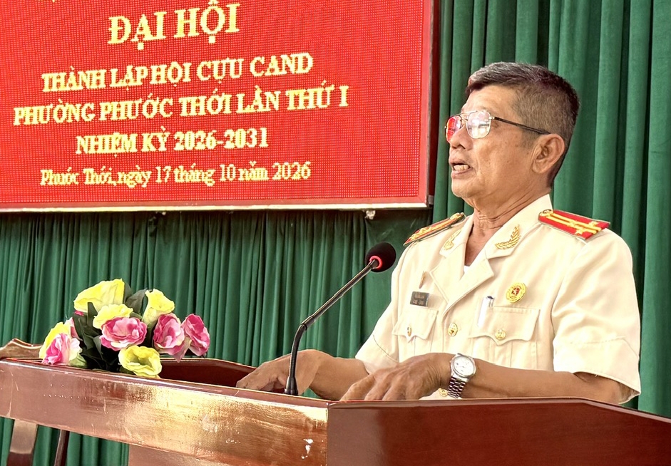 Cần Thơ: Thành lập Hội Cựu CAND phường Phước Thới, nhiệm kỳ 2026 - 2031