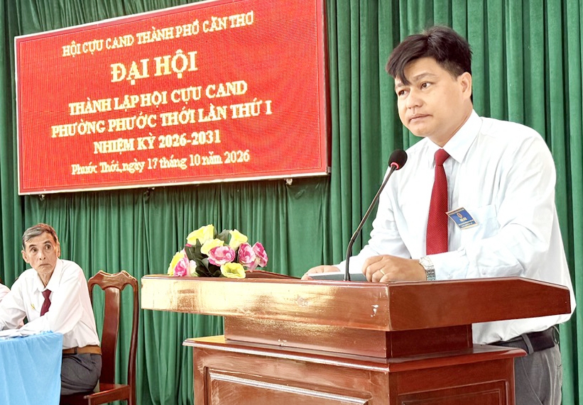 Cần Thơ: Thành lập Hội Cựu CAND phường Phước Thới, nhiệm kỳ 2026 - 2031