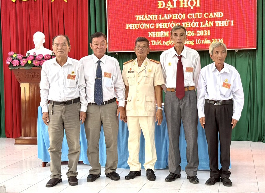 Cần Thơ: Thành lập Hội Cựu CAND phường Phước Thới, nhiệm kỳ 2026 - 2031