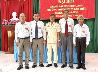 Cần Thơ: Thành lập Hội Cựu CAND phường Phước Thới, nhiệm kỳ 2026 - 2031