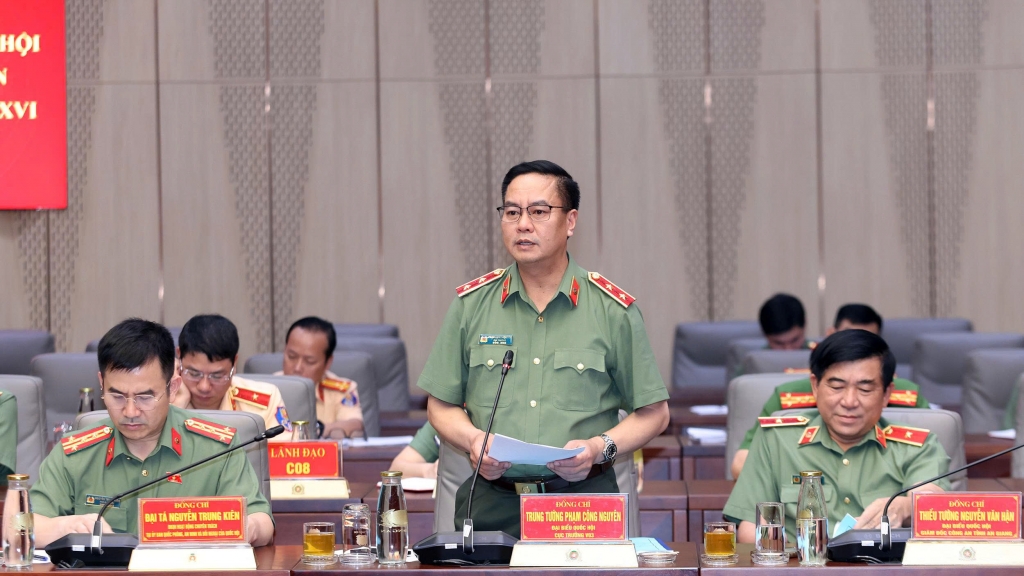 Phát huy vai trò đại biểu Quốc hội khối Công an nhân dân