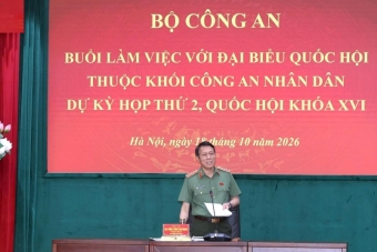 Phát huy vai trò đại biểu Quốc hội khối Công an nhân dân