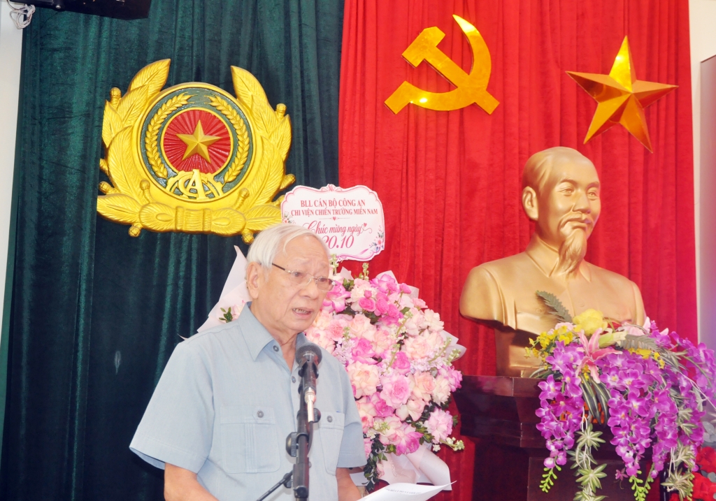 Ban Liên lạc Công an Chi viện chiến trường Miền Nam gặp mặt kỷ niệm 96 năm Ngày Phụ nữ Việt Nam