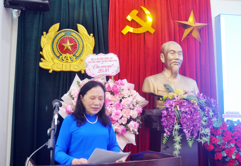 Ban Liên lạc Công an Chi viện chiến trường Miền Nam gặp mặt kỷ niệm 96 năm Ngày Phụ nữ Việt Nam