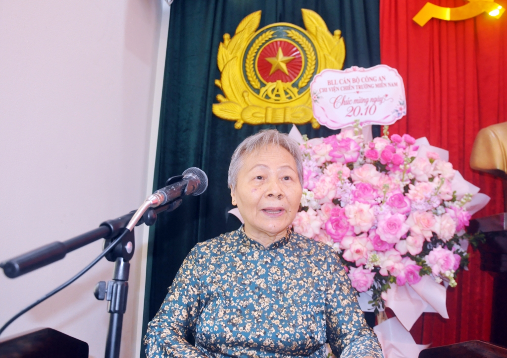 Ban Liên lạc Công an Chi viện chiến trường Miền Nam gặp mặt kỷ niệm 96 năm Ngày Phụ nữ Việt Nam