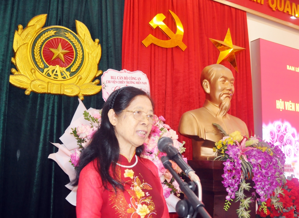 Ban Liên lạc Công an Chi viện chiến trường Miền Nam gặp mặt kỷ niệm 96 năm Ngày Phụ nữ Việt Nam