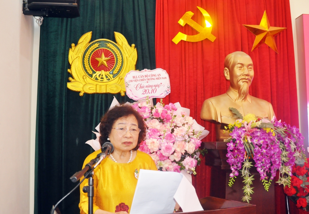 Ban Liên lạc Công an Chi viện chiến trường Miền Nam gặp mặt kỷ niệm 96 năm Ngày Phụ nữ Việt Nam