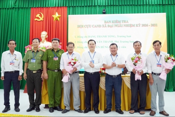 Cần Thơ: Thành lập Hội Cựu CAND xã Đại Ngãi, nhiệm kỳ 2026 - 2031