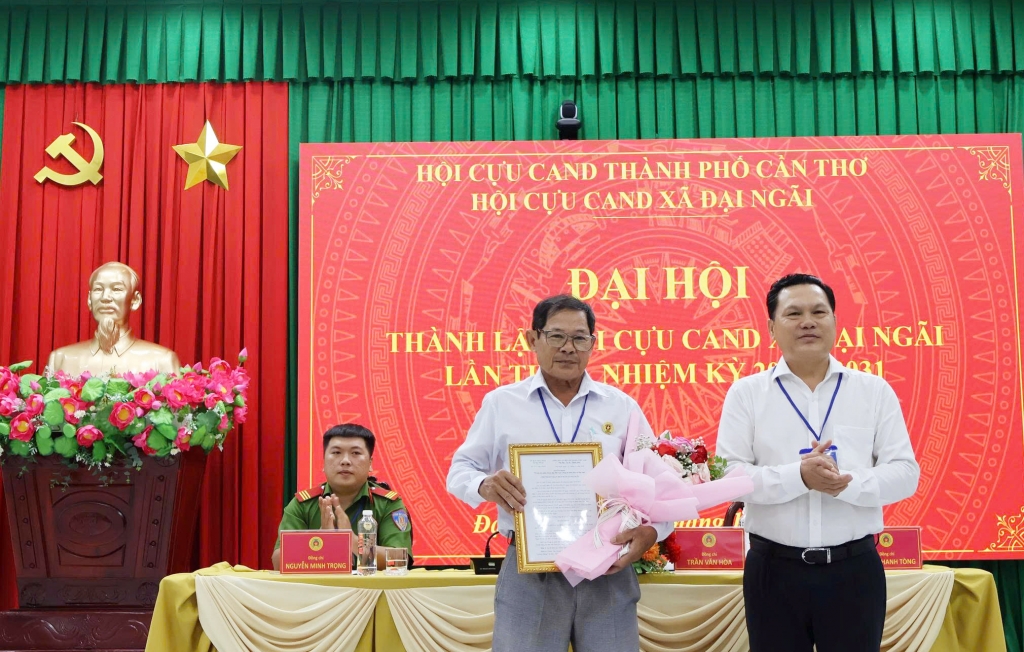 Cần Thơ: Thành lập Hội Cựu CAND xã Đại Ngãi, nhiệm kỳ 2026 - 2031