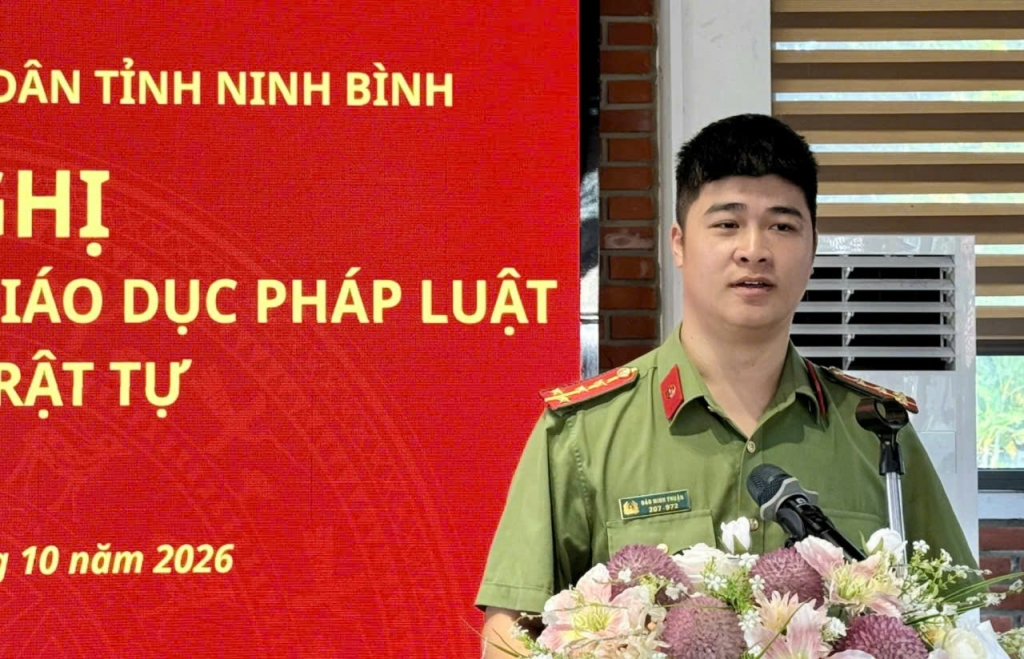 Ninh Bình: Hội Cựu CAND phường Nam Định tuyên truyên, phổ biến, giáo dục pháp luật về an ninh, trật tự ở cơ sở