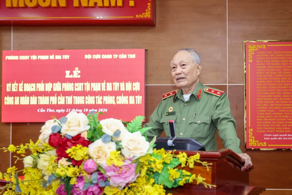 Phát huy vai trò của hơn 4.200 hội viên cựu CAND TP Cần Thơ trong trận tuyến phòng, chống ma túy