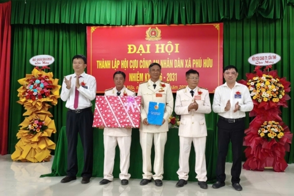 Cần Thơ: Thành lập Hội Cựu CAND xã Phú Hữu, nhiệm kỳ 2026 - 2031